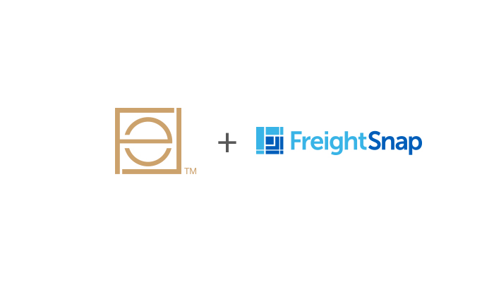 Elegant Lighting logo and FreightSnap logo.