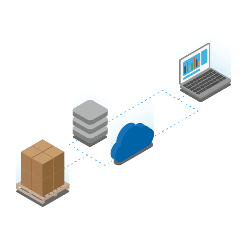 Illustration of FreightSnap's data storage and management process.