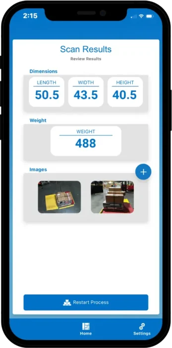FreightSnap Mobile App - Advanced Scan